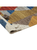 Beliani Kelim ARZAKAN in Bunt/Rot/Blau - (W) 200 x (L) 300 cm
