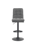 DUBI Möbel 2er-Set: Barhocker Enno in Grau - (B)45 x (H)103 x  (T)57 cm