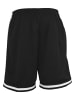 Urban Classics Mesh Shorts in blkblkwht