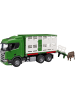 bruder Spielzeugauto Scania Super 560R Tiertransport-LKW mit Rind
