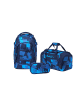 Satch Schulrucksack-Set PACK Troublemaker 3-teilig in Blau