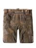 Stockerpoint Lederhose "Beppo 4" in bison gespeckt