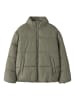name it Jacke Langarm Stehkragen Reißverschluss Unifarben in Olive-2