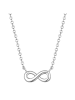 Lulu & Jane Kette Infinity aus Messing mit Zirkonia in silber