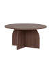 CALICOSY Beistelltisch CLOVER in Nussbaum - (W)80  x (H)40  x (L)80 cm