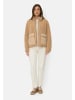 Camel Active Teddy Jacke mit weicher Fleece Innenseite in Sand