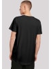 F4NT4STIC Long Cut T-Shirt Rainbow Turtle LONG TEE in schwarz