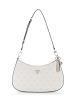 Guess HWBG9672180 NOELLE II TOP ZIP SHOULDER BAG Woman Schultertasche in bone logo