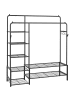 SONGMICS Kleiderständer Pataye in Schwarz - (B)115.8 x (H)172.8 x (T)45 cm