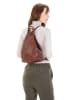 piké Rucksack echt Leder in braun
