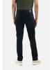 Camel Active Relaxed Fit 5-Pocket Jeans mit leichten Used-Effekten in Dunkelblau