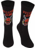 Stranger Things Socke in Schwarz