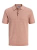 Jack & Jones Gestricktes Polo in Amber Brown