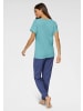 VIVANCE DREAMS Pyjama in blau, dunkelblau