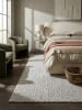 KADIMA DESIGN Flachgewebe-Teppich Handgewebt MEDWAY 65% Wolle Pflegeleicht in Blau