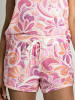 P.J. Salvage Pyjamahose short - Stay Groovy in Pink