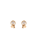 faina Women Drop Earrings in Rose Gold