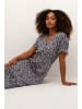 Cream Kleid CRLina Feminine in Navy flower Print