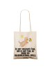 Mr. & Mrs. Panda Tasche Otter Beachvolleyball mit Spruch in Creme