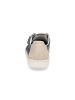 rieker Slipper in blau beige