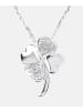 Diamant L'éternel Halskette mit Anhänger aus 375 Weißgold mit Diamant