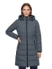Betty Barclay Steppjacke mit abnehmbarer Kapuze in Grau