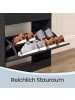 VASAGLE Schuhschrank Custos in Schwarz - (B)60 x (H)139 x (T)24 cm