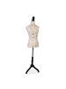 relaxdays Schneiderpuppe "London" in Creme/ Schwarz