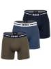 BOSS Boxershort 3er Pack in Olive/Marine/Dunkelblau