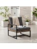 home24 Loungeecke LeRoy II in Grau / Braun