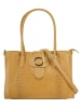 Cluty Shopper echt Leder in gelb