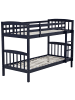 Beliani Kinderbett REVIN in Blau - (W) 97 x (H) 150 x (L) 208 cm