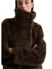 Marc O'Polo Teddyjacke relaxed in Shaded Brown