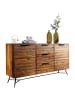KADIMA DESIGN Design Sideboard NISHAN 160 x 40 x 88 cm Massiv Holz,