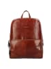 The Bridge Vespucci Rucksack Leder 41 cm Laptopfach in marrone