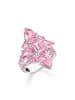 Thomas Sabo Cocktailring Mit Pinkfarbenen Steinen in silber, pink