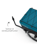 Qeridoo Fahrradlastenanhänger Qubee XL in black,blue