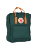 FJÄLLRÄVEN Kanken Rucksack 38 cm in arctic green-spicy orange