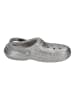 Crocs Hausschuhe Classic Glitter Lined Clog 207462-00N in silberfarben