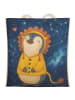 Mr. & Mrs. Panda Schultertasche Löwe Astrologie Design ohne Spruch in Weiß