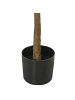 Beliani Kunstpflanze CHERRY TREE in Grün/Rosa/Schwarz - (W) 66 x (H) 180 x (L) 66 cm