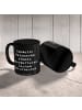 Mr. & Mrs. Panda Tasse Unerwartetes Lachen Patensohn mit Spruch in Schwarz