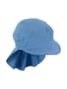 Sterntaler Schirmmütze mit Nackenschutz Basic in samtblau