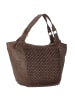 Greenland Nature Femi & Nine Schultertasche Leder 38 cm grey