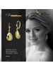 GoldDream Echtgold, 333er Gelbgold Damen Ohrhänger Tropfen Ohrring ca. 30mm