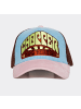 Queen Kerosin Queen Kerosin Trucker Cap mit Cord-Front Chopper in hellblau