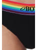 Oboy Slip U134 RAINBOW in schwarz