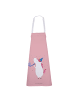 Mr. & Mrs. Panda Küchenschürze Einhorn Party ohne Spruch in Rot Pastell