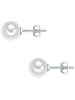 Rafaela Donata Perlen-Ohrstecker Sterling Silber Muschelkernperle in weiß
