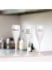 koziol Sektglas Superglas mit Druck CHEERS NO. 1 in 100 ml in transparent